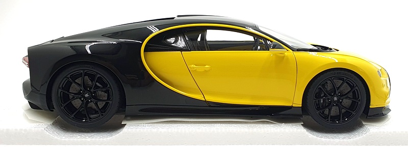 Yur Autoart 1/18 Scale Diecast 70994 - Bugati Chiron - Yellow/Black | eBay