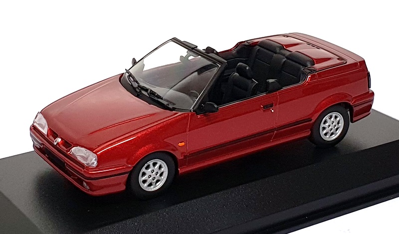 Maxichamps 1/43 Scale 940 113731 - 1991 Renault R19 Cabriolet - Met. Red