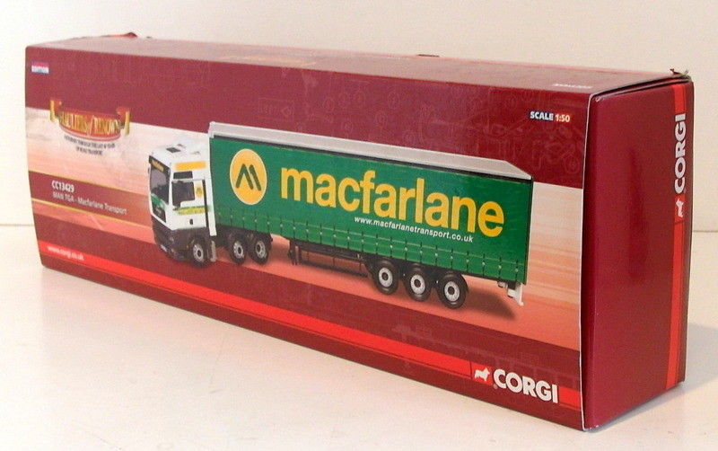Corgi 1/50 Scale CC13429 - MAN TGA - Macfarlane Transport
