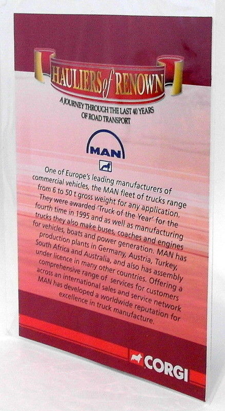 Corgi 1/50 Scale CC13429 - MAN TGA - Macfarlane Transport