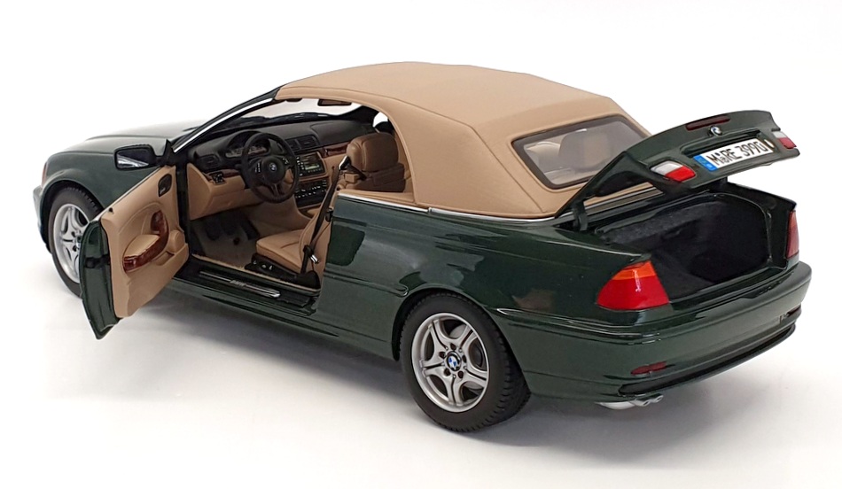 Kyosho 1/18 Scale 80 43 0 009 757 - BMW 3 Series Convertible - Green