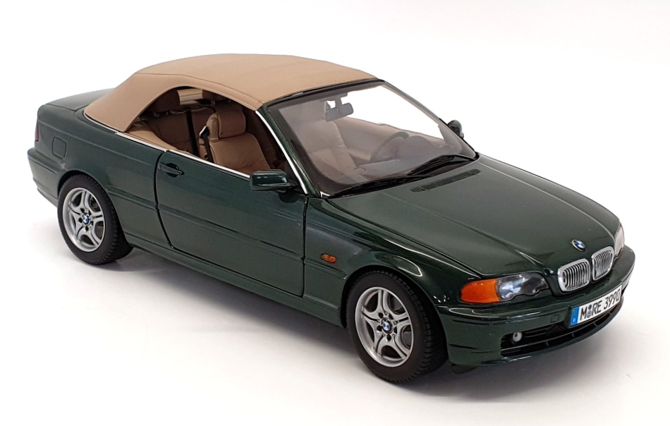 Kyosho 1/18 Scale 80 43 0 009 757 - BMW 3 Series Convertible - Green