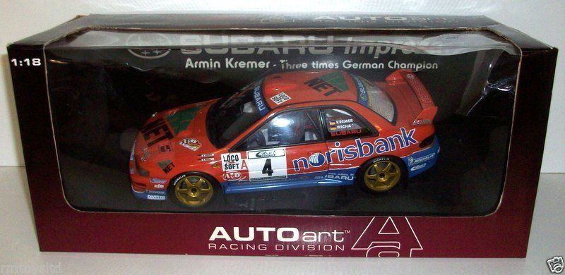 AUTOART 1/18 - 80091 SUBARU IMPREZA WRC 2000 GERMAN TEAM - KREMER