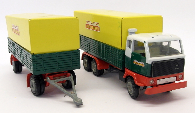 Tekno 1/50 Scale - Jim050 Volvo Truck + Covered Trailer - Autotransit