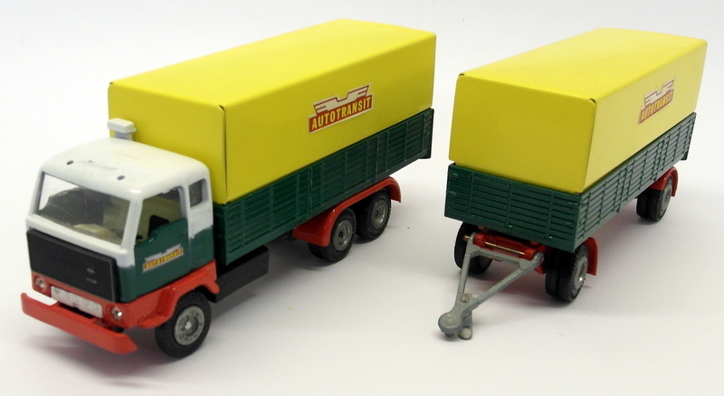 Tekno 1/50 Scale - Jim050 Volvo Truck + Covered Trailer - Autotransit