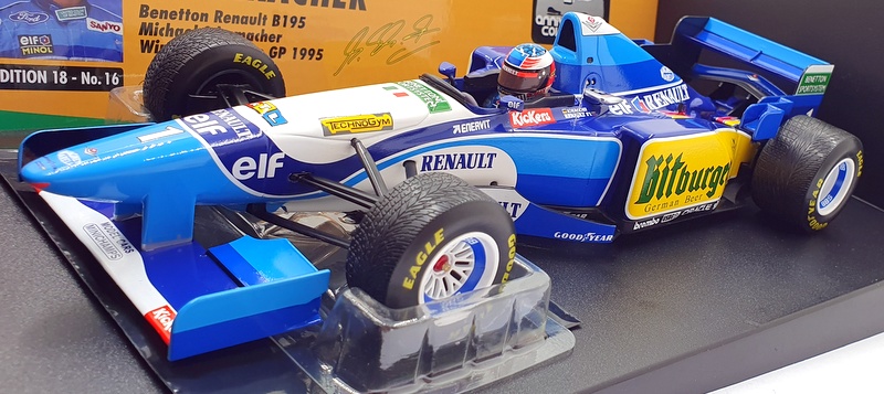 ミニカー MINICHAMPS BENETTON RENAULT B195 1/18 Amazon.com: Minichamps Benetton Renault B195#1 Winner