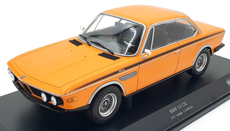 Minichamps 1/18 Scale Diecast 155 028131 - BMW 3.0 CSL 1971 Minichamps 1/18 Scale Diecast 155 028131 - BMW 3.0 CSL 1971