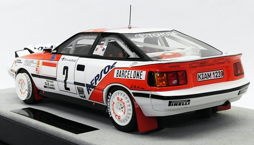 Top Marques 1/18 Scale TOP044A - Toyota ST 165 MC Rally Winner 1991 Top Marques 1/18 Scale TOP044A - Toyota ST 165 MC Rally Winner 1991