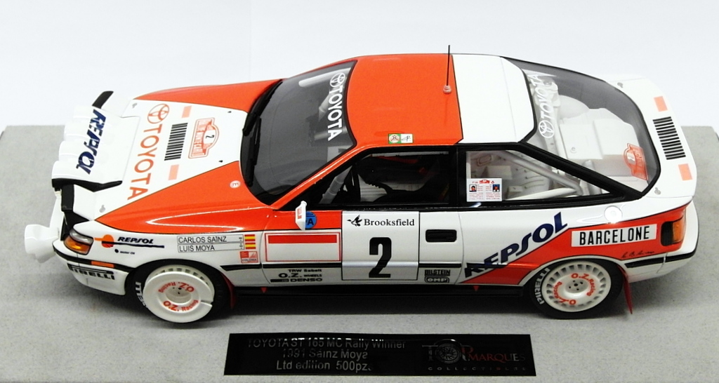 Top Marques 1/18 Scale TOP044A - Toyota ST 165 MC Rally Winner 1991 Top Marques 1/18 Scale TOP044A - Toyota ST 165 MC Rally Winner 1991