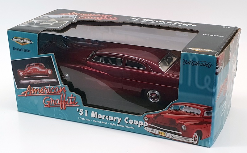 在庫限定 ミニカー1/18 箱あり 51 Mercury Coupe No.109 - おもちゃ