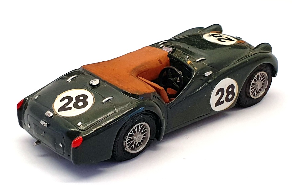 John Day 1/43 Scale Built Kit T026G - Triumph TR2 - #28 Le Mans 1955
