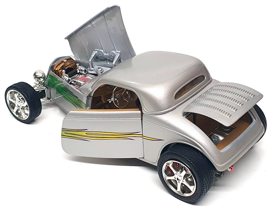 LUCKY DIECAST 1/18 Scale 92839 1933 Ford Coupe Hot Rod Black EUR 87,99