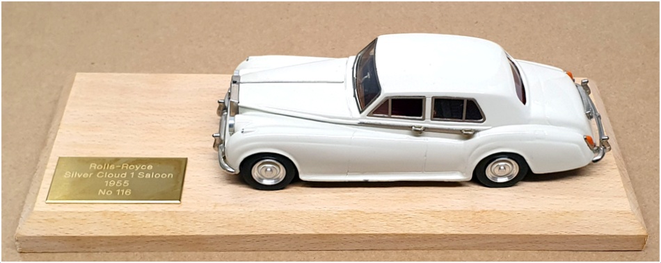 Top Marques 1/43 Scale RR5 - 1955 Rolls Royce Phantom 1 Saloon - White