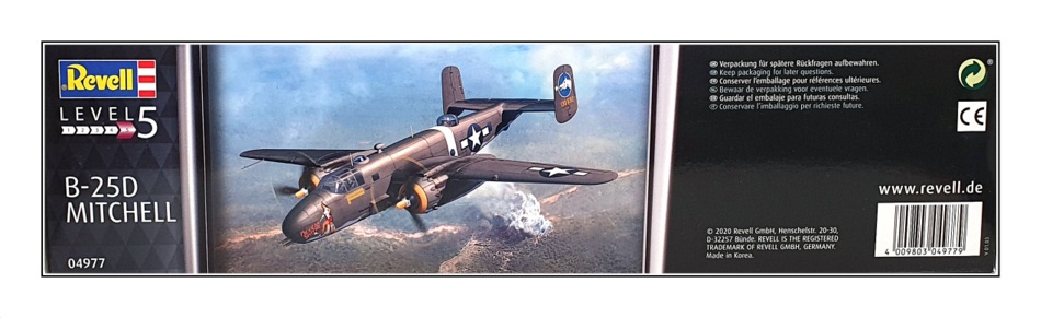 Revell 1/48 Scale Aircraft Kit 04977 - North American B-25D Mitchell