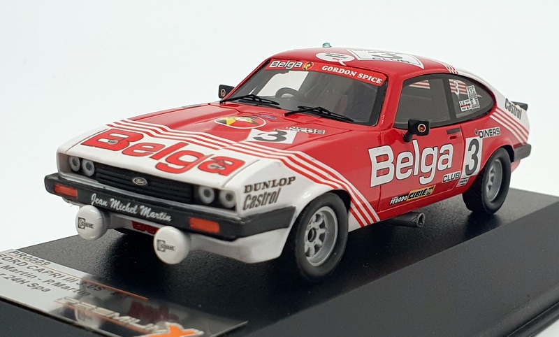 Premium X 1/43 Scale PR0009 - Ford Capri III 3.0S Belga #3 1st 24h Spa '80