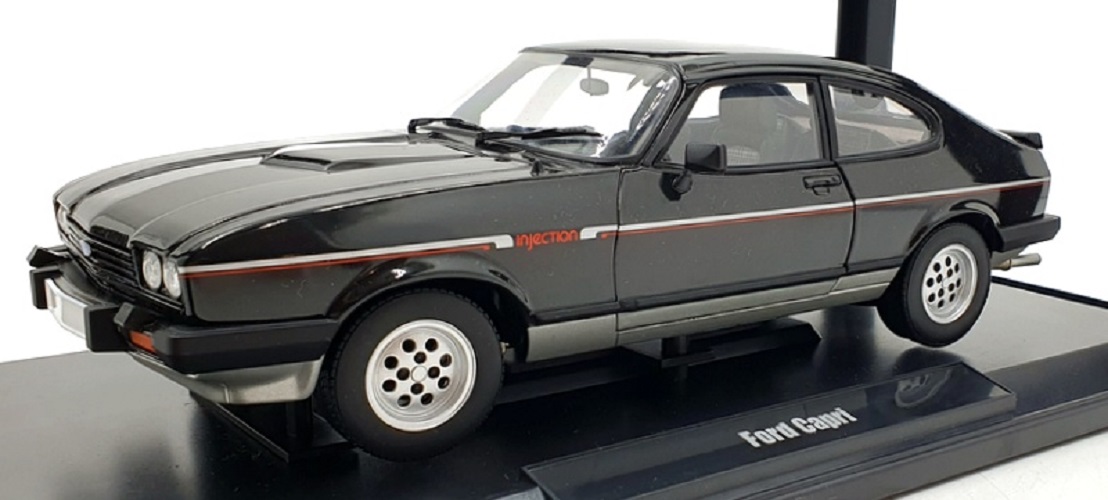 Norev 1/18 Scale Diecast 182713 - 1983 Ford Capri Mk.3 2.8 Injection - Black