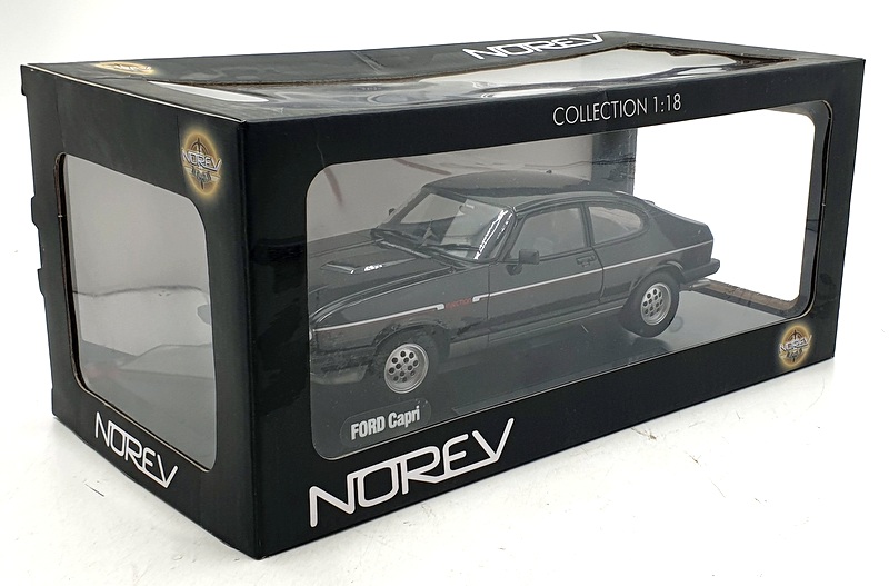 Norev 1/18 Scale Diecast 182713 - 1983 Ford Capri Mk.3 2.8 Injection - Black