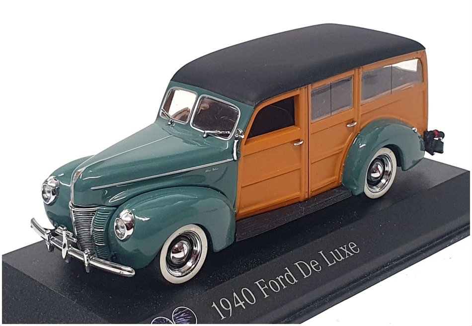 FORD DE LUXE WOODY 1940 Vert MINICHAMPS 1:43 de reference