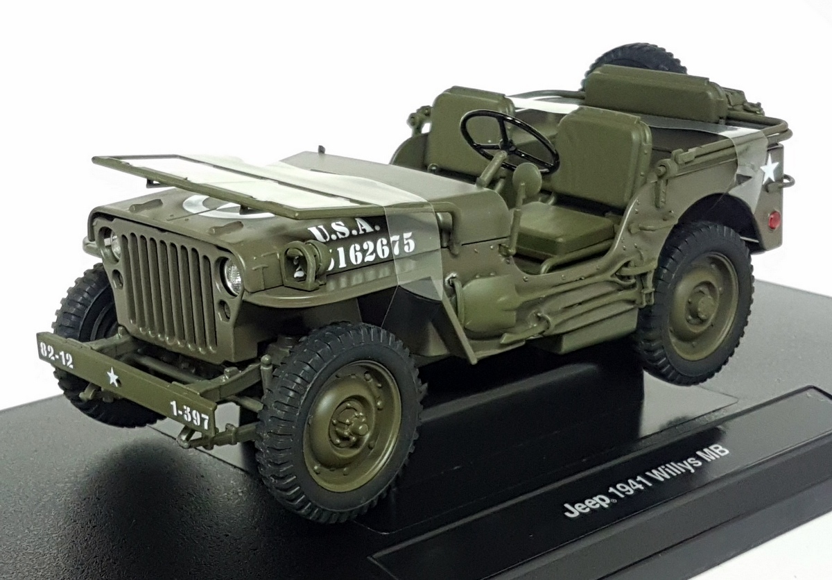 Welly 1/18 Scale Diecast 18055CW 1941 Jeep Willys MB