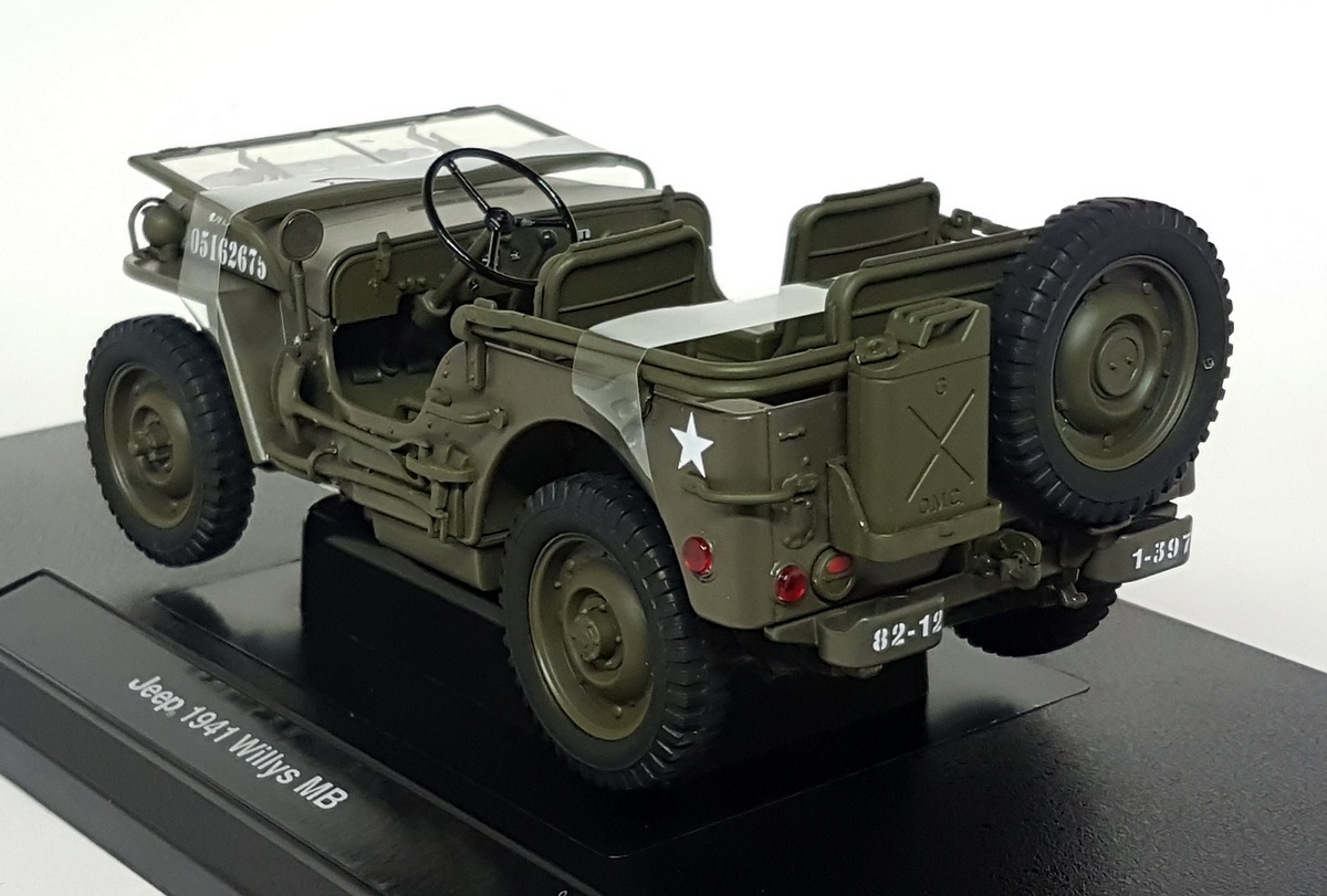 Welly 1/18 Scale Diecast 18055CW 1941 Jeep Willys MB
