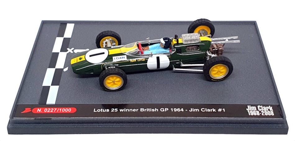 Brumm 1/43 Scale S08/26 - Lotus 25 Winner British GP 1964 Jim Clark #1