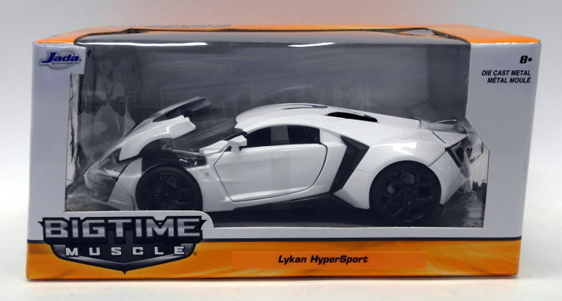 Jada Bigtime Muscle 1/24 Scale Diecast - 98076 Lykan HyperSport Blue