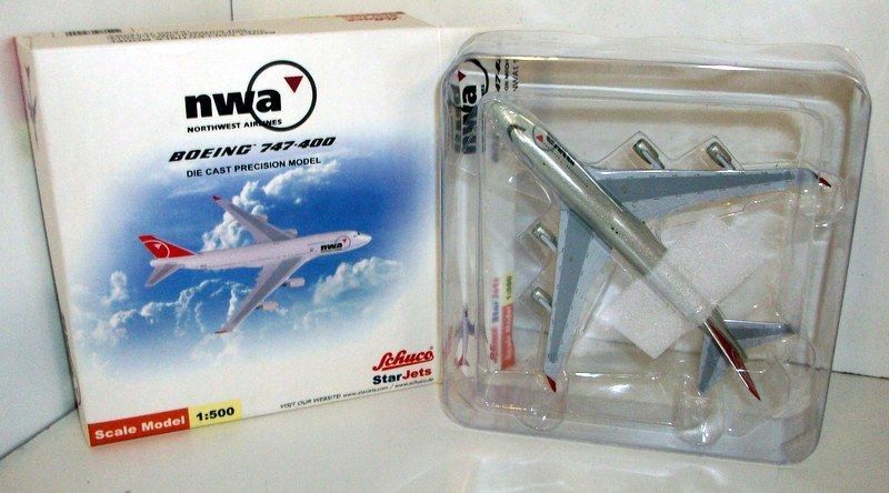 Maquette Boeing 747-400 UTA - Échelle 1/500 | Marque Schabak | En Métal | Neuf En Boîte