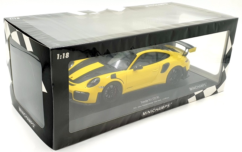 Minichamps 1/18 Scale Diecast 155 068311 - Porsche 911 GT2 RS 2018