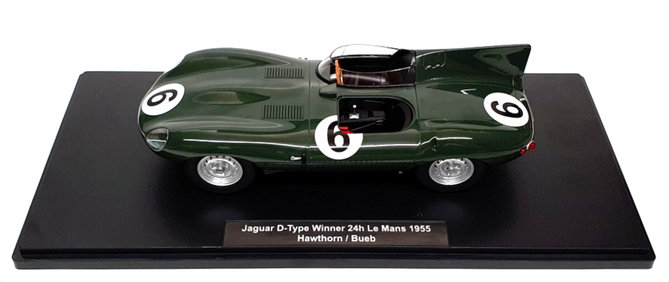 CMR 1/18 Scale CMR192 - Jaguar D-Type 24h Le Mans 1955 #6 Winner Hawthorn/Bueb
