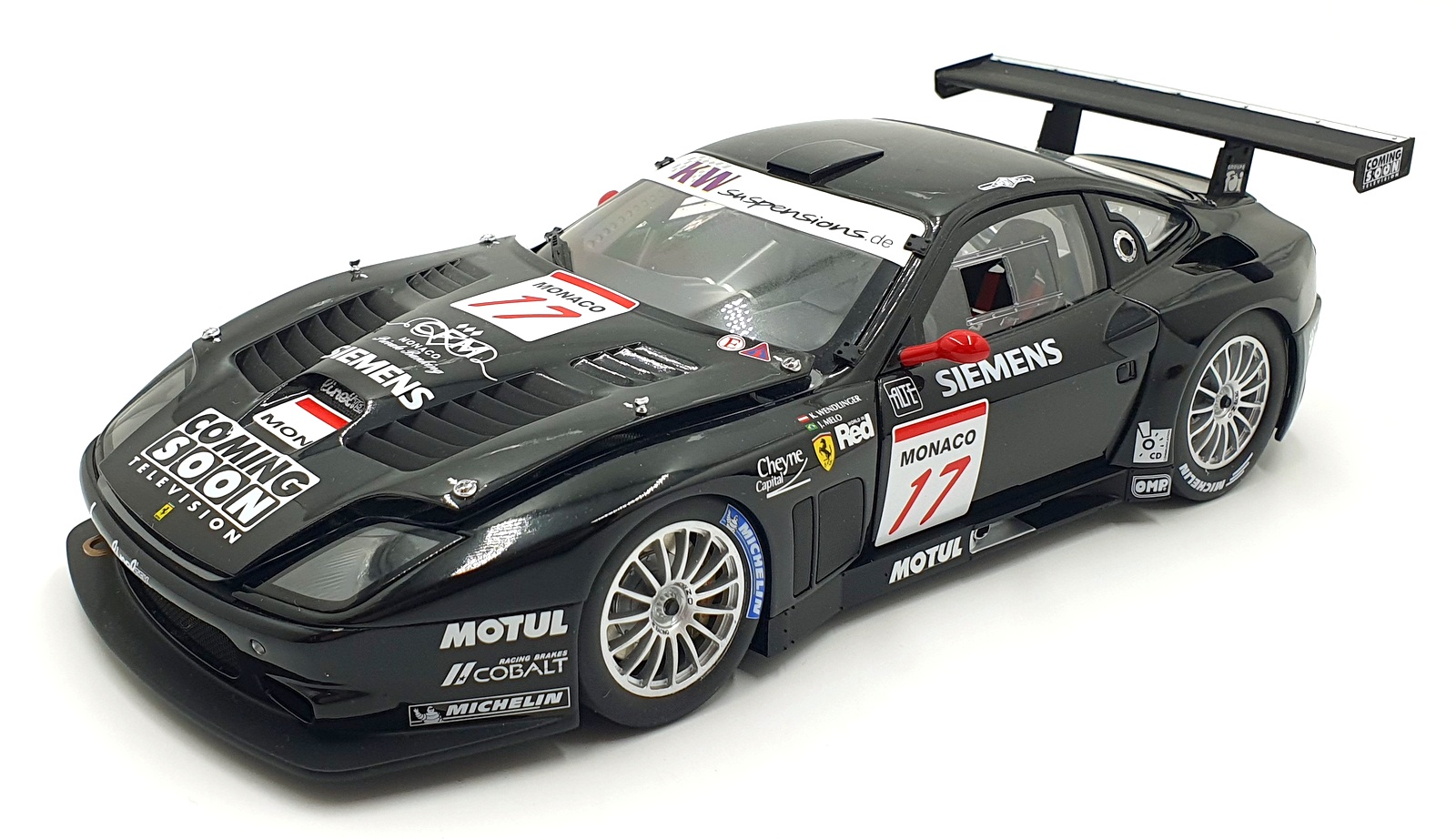 Kyosho 1/18 Scale Diecast 08393C - Ferrari 575 GTC Team J.M.B