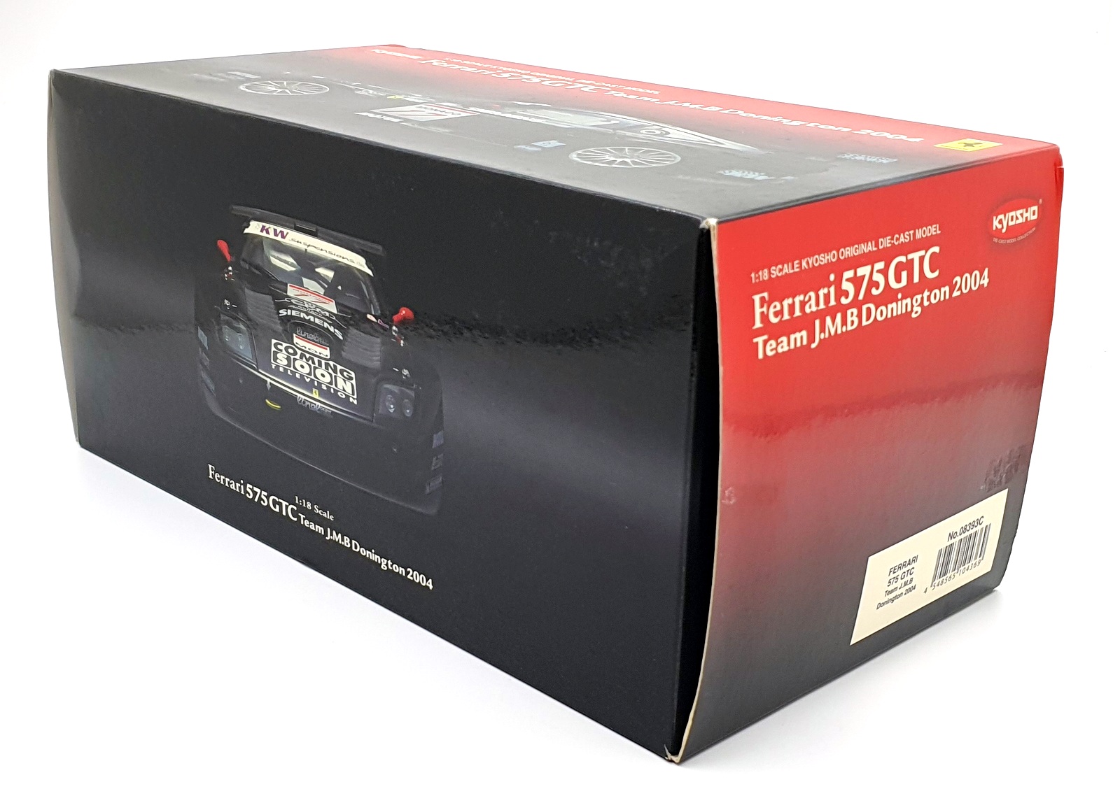 Kyosho 1/18 Scale Diecast 08393C - Ferrari 575 GTC Team J.M.B