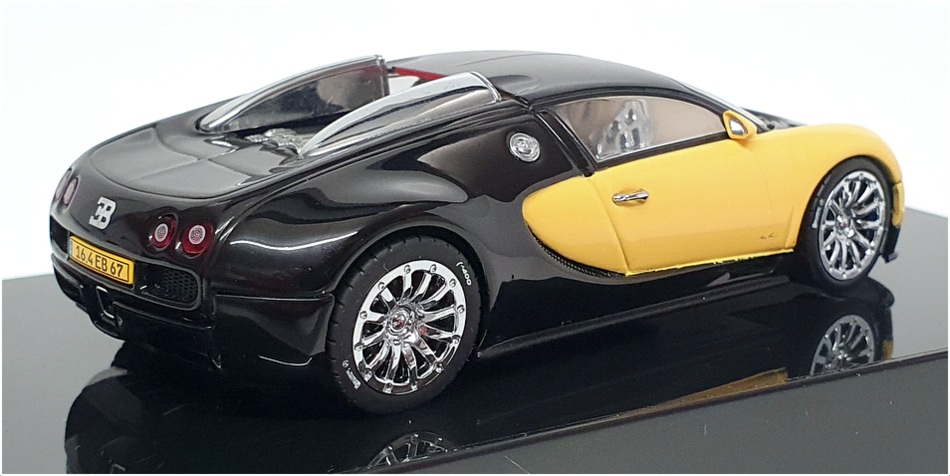 Autoart 1/43 Scale 50904 - Bugatti EB16.4 Veyron Showcar - Black/Yellow