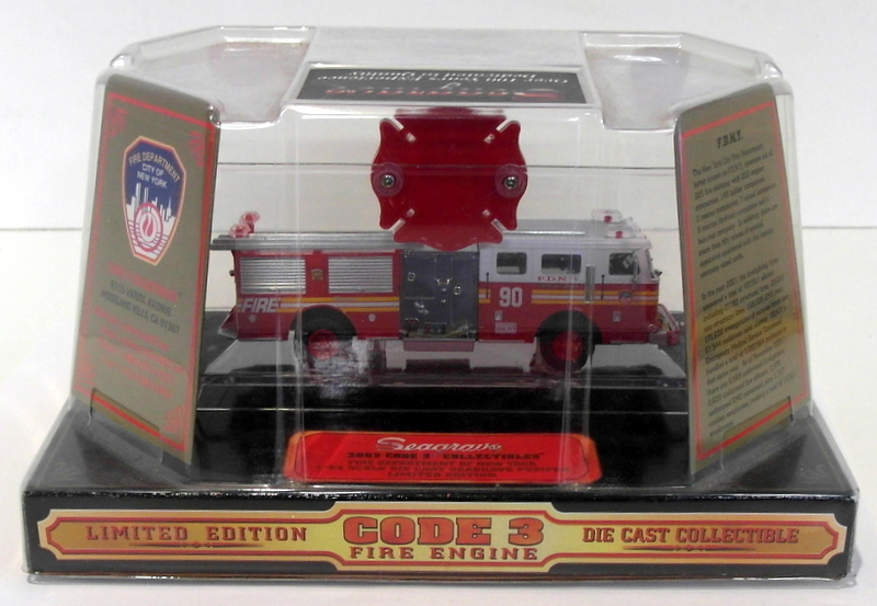 Code 3 Collectables 1/64 Scale 12304 - F.D.N.Y. Fire Engine