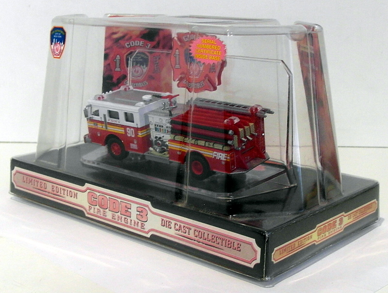 Code 3 Collectables 1/64 Scale 12304 - F.D.N.Y. Fire Engine New