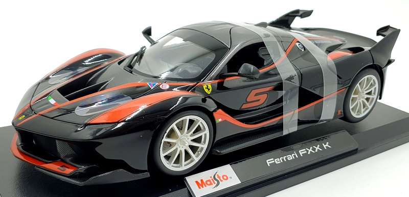 Maisto 1/18 Scale Diecast 46629 - Ferrari FXX K #5 - Black