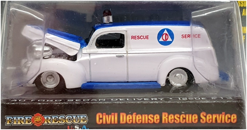 Racing Champions 1/64 Scale 94720 - 1940 Ford Sedan Van - Civil Defence RS Racing Champions 1/64 Scale 94720 - 1940 Ford Sedan Van - Civil Defence RS