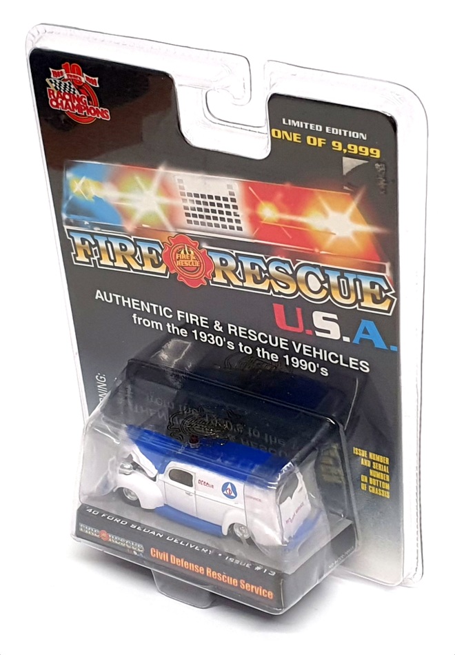 Racing Champions 1/64 Scale 94720 - 1940 Ford Sedan Van - Civil Defence RS Racing Champions 1/64 Scale 94720 - 1940 Ford Sedan Van - Civil Defence RS