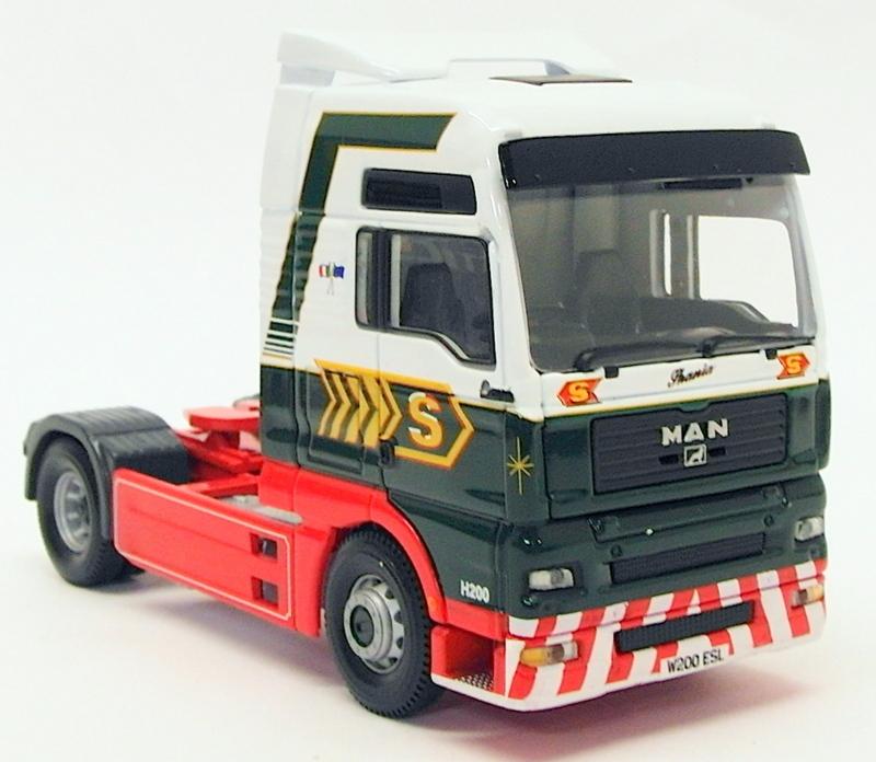 Corgi 1/50 Scale Model Truck CC13401 - MAN TGA Curtainside - Eddie Stobart Ltd.