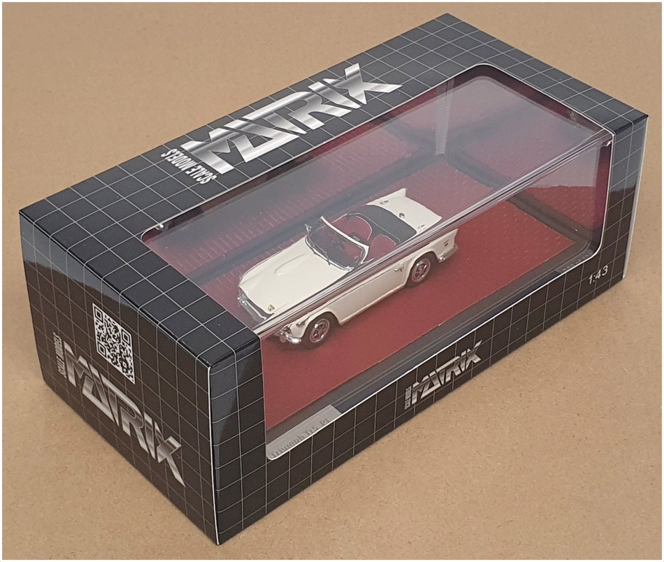 Matrix 1/43 Scale MX41902-043 - 1967-68 Triumph TR5 PI - New White