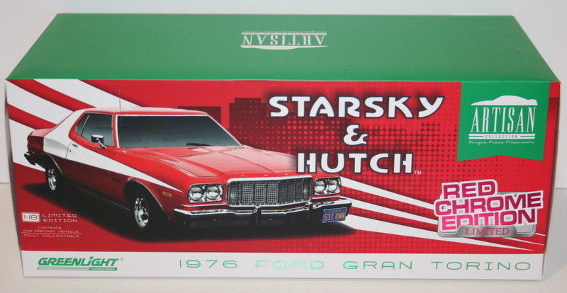 Greenlight 19023 Starsky /& Hutch 1976 Ford Gran Torino Chrome Edition for sale online