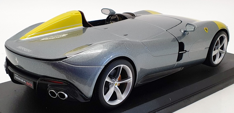 Maisto 1/18 Scale Diecast 46629 - Ferrari Monza SP1 - Met Grey