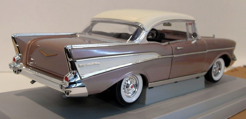 Ertl 1/18 Scale Diecast - 7900 1957 Chevrolet Bel Air Fuelie Pink | eBay