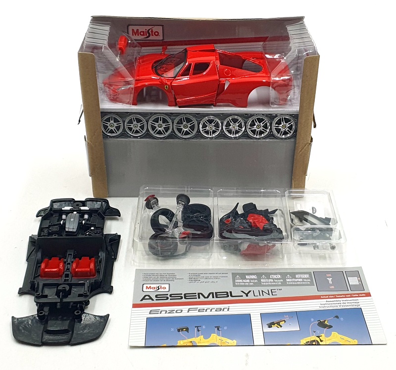 Maisto 1/24 Scale Diecast Kit 39964 - Ferrari Enzo - Red | eBay