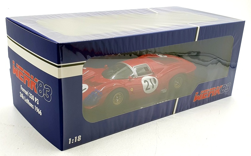 Werk83 1/18 Scale Diecast W18022001 - Ferrari 330 P3 Le Mans 1966 #21 Werk83 1/18 Scale Diecast W18022001 - Ferrari 330 P3 Le Mans 1966 #21