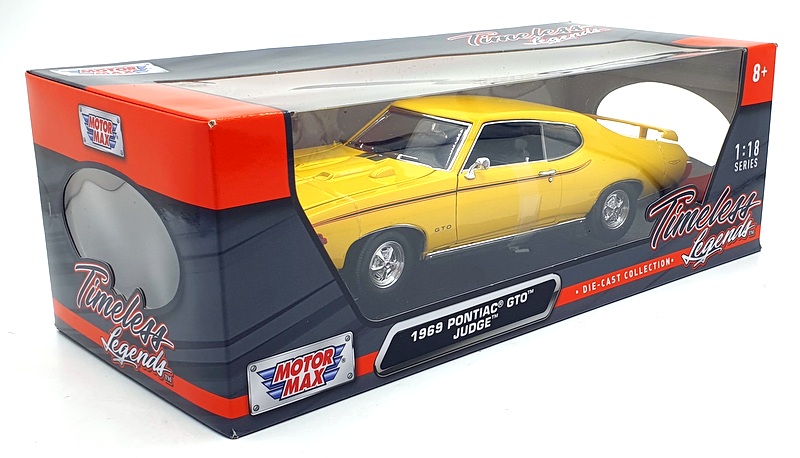 Motor Max 1/18 Scale Diecast 73133 - 1969 Pontiac GTO Judge