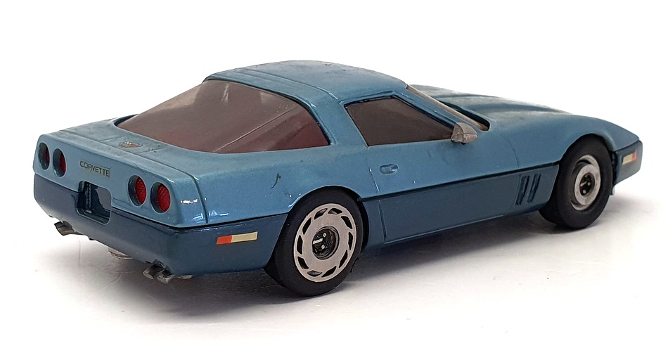 Western Models 1/43 Scale WP108 - 1983 Chevrolet Corvette - Blue/Red Interior