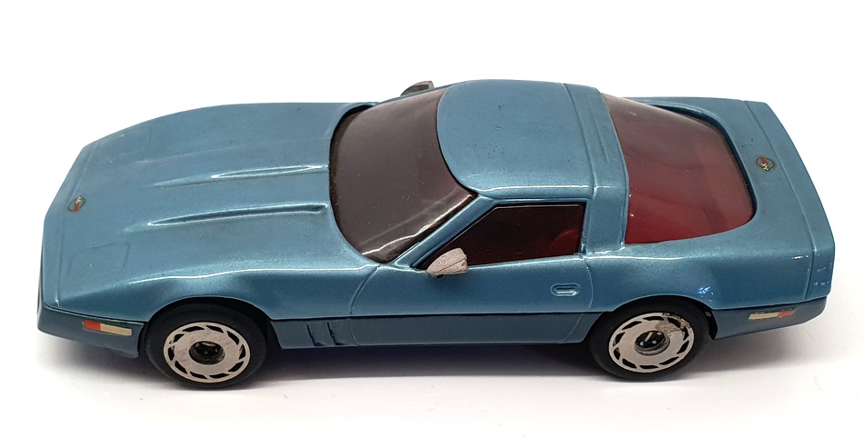 Western Models 1/43 Scale WP108 - 1983 Chevrolet Corvette - Blue/Red Interior