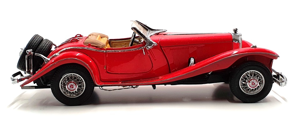 Franklin Mint 1/24 Scale 141221 - Mercedes 500K Special Roadster - Red