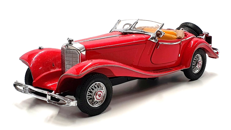 Franklin Mint 1/24 Scale 141221 - Mercedes 500K Special Roadster - Red