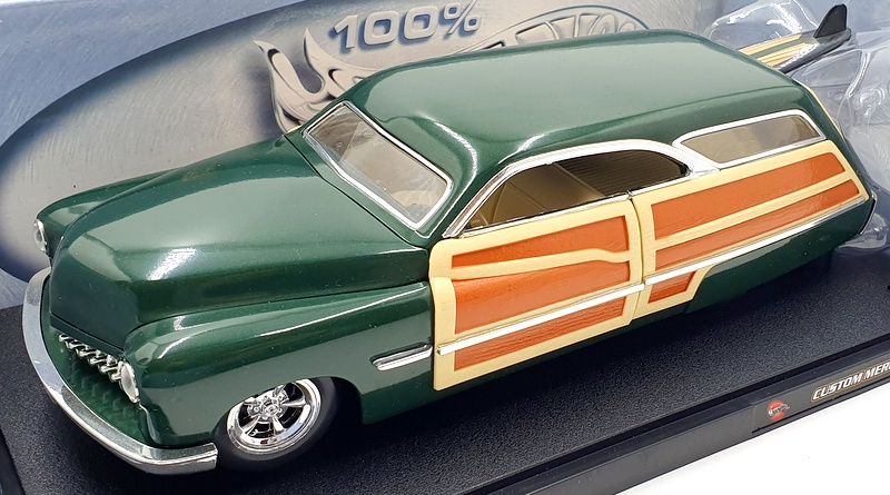 ルイ Hot Wheels 1/18 Scale Diecast 50432 - Merc Woodie 1950 - Green | eBay